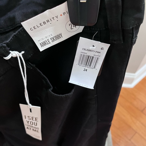 Nwt Celebrity pink black jeans - Picture 4 of 10